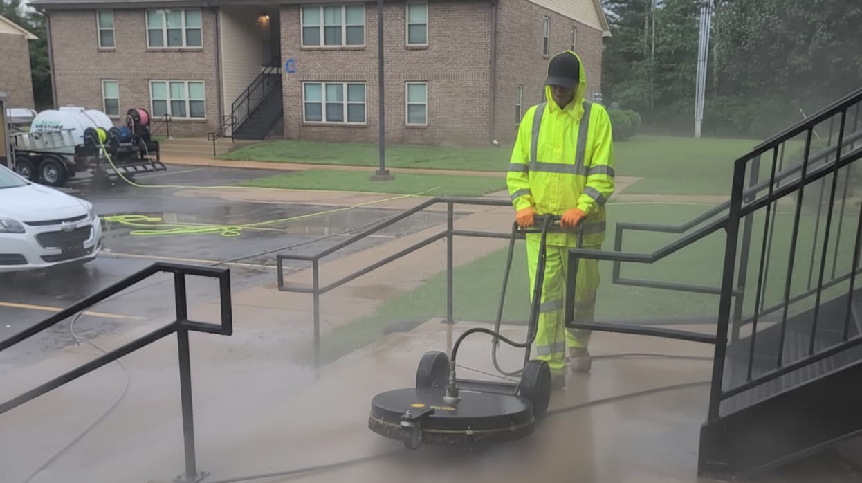 Building before cleaning