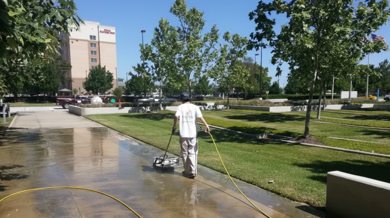 Building after cleaning